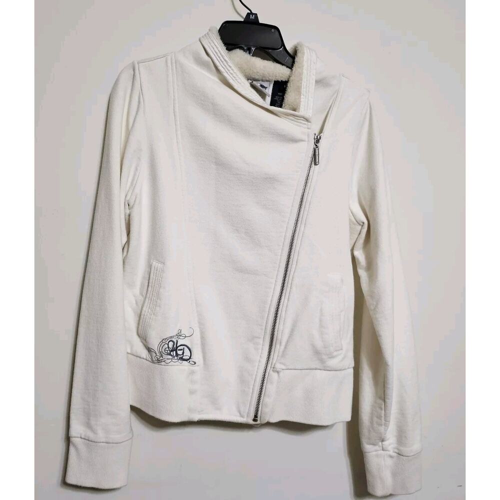 Harley Davidson Womens Cloth Jacket Size Medium Cream